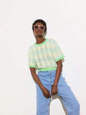 Вязаный топ Oliver Bonas Sparkle Wave Stripe