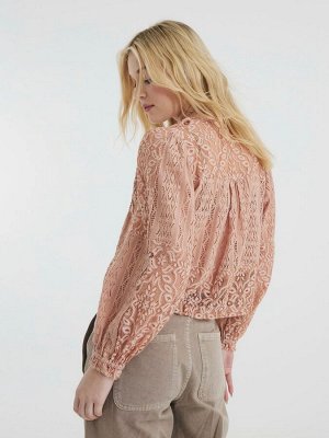 Кружевной топ с оборками River Island