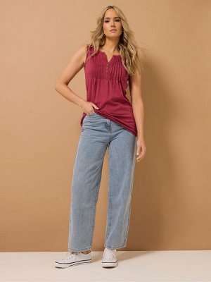 Футболки без рукавов Sally Long Tall, 100% хлопок, синие, 2 шт.