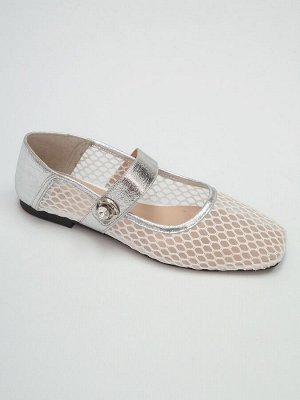 Балетки с липучкой летние DEDE SHOES 1580 WHITE от 1 шт.