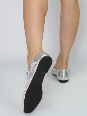 Балетки с липучкой летние DEDE SHOES 1580 WHITE от 1 шт.