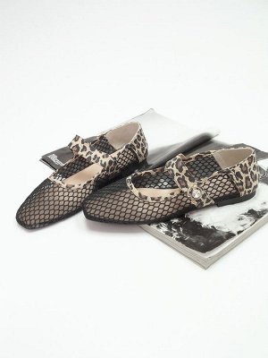 Балетки с липучкой летние DEDE SHOES 1580 BLACK от 1 шт.