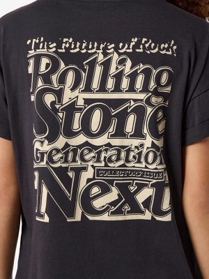 Футболка с графическим принтом на спине NOISY MAY Rolling Stones