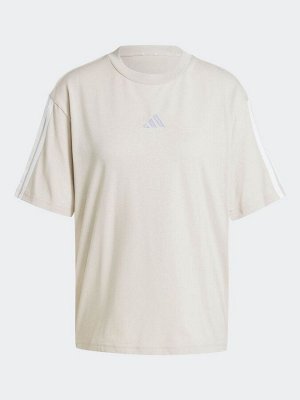 Футболка adidas Boyfriend с тремя полосками