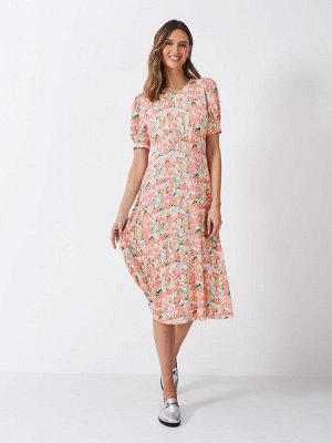 Платье-футляр с принтом из джерси от Crew Clothing Company Scarlet
