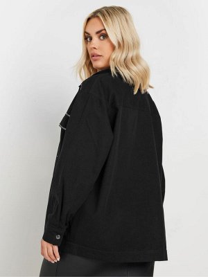 Футболка Yours Curve 100% Cotton Limited Studded Overshirt
