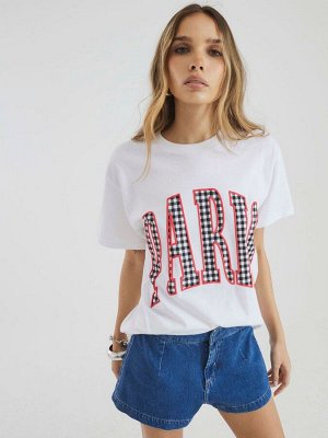 Футболка River Island Paris в клетку