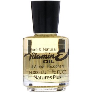 Nature&#x27 - s Plus, Масло с витамином Е, 14,000 IU, 1/2 жидких унций