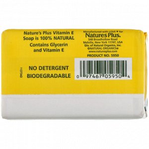 Nature&#x27 - s Plus, Мыло с витамином Е, 3 унции