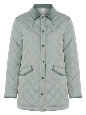Зеленая стеганая куртка M&Co
