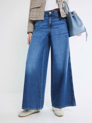 Джинсы-палаццо River Island с низкой талией и широкими штанинами, 100% хлопок