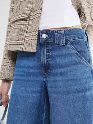 Джинсы-палаццо River Island с низкой талией и широкими штанинами, 100% хлопок