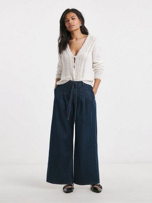 Джинсы Simply Be Stretch с высокой талией и очень широкими штанинами