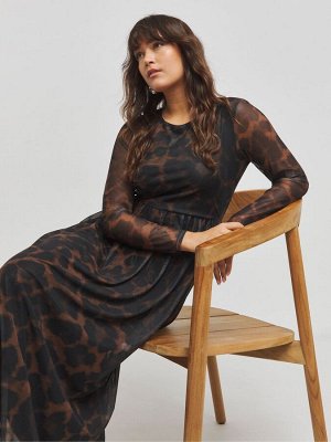 Платье миди Simply Be Mesh