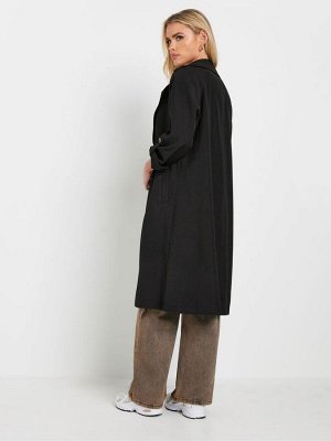 Черный - тренчкот PixieGirl Petite Duster