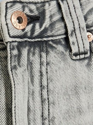 Серые джинсы River Island с высокой талией, свободные, прямого кроя, 100% хлопок