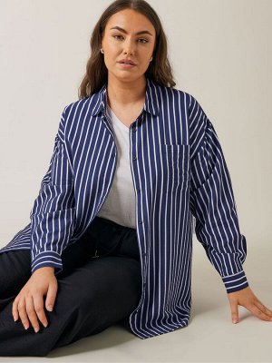 Рубашка для девушки Evans Blue Stripe