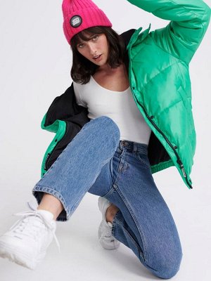 Джинсы Superdry Blue Straight с высокой талией