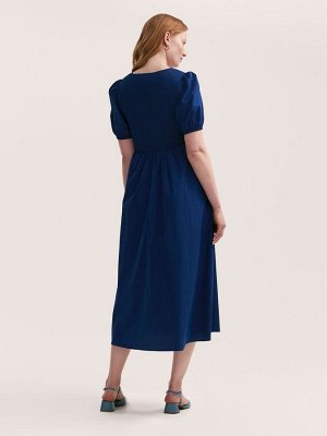Платье миди Finery Jamilla из хлопка со сборками