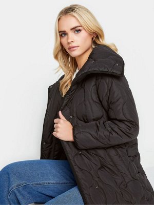 Стеганое пальто PixieGirl Petite с воротником-стойкой