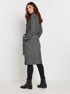 Длинное пальто-халат Tall Sally Herringbone