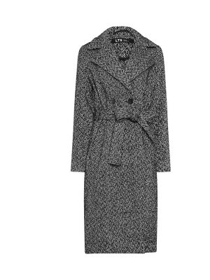Длинное пальто-халат Tall Sally Herringbone