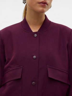 Бордовый - куртка-бомбер VERO MODA
