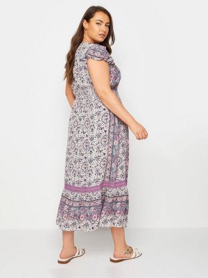 Платье макси с бахромой Yours Curve Boho