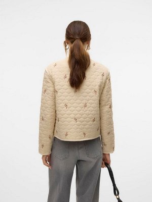 Стеганая короткая куртка VERO MODA с завязками спереди