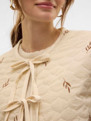 Стеганая короткая куртка VERO MODA с завязками спереди