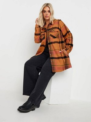 Куртка Yours Curve Checked из 100% хлопка