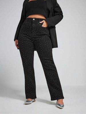 Джинсы Yours Curve Limited Collection Stretch с заклепками