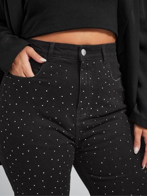 Джинсы Yours Curve Limited Collection Stretch с заклепками
