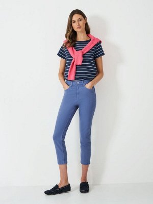 Укороченные джинсы Blue Chrome от Crew Clothing Company