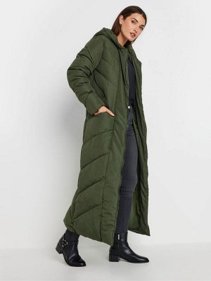 Длинное длинное стеганое пальто Sally Maxi