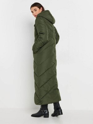 Длинное длинное стеганое пальто Sally Maxi