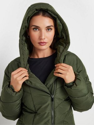 Длинное длинное стеганое пальто Sally Maxi