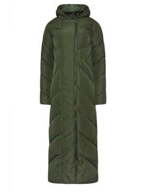 Длинное длинное стеганое пальто Sally Maxi