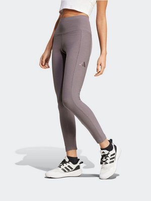 Серые леггинсы adidas ALL SZN Rib High-Waist 7/8