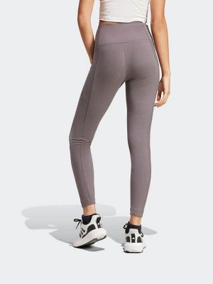 Серые леггинсы adidas ALL SZN Rib High-Waist 7/8