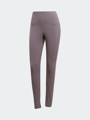 Серые леггинсы adidas ALL SZN Rib High-Waist 7/8