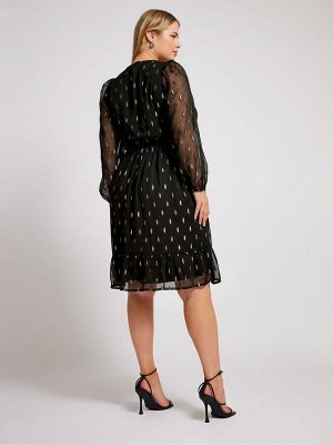 Черный - Топ-накидка Yours Curve London Metallic Dobby