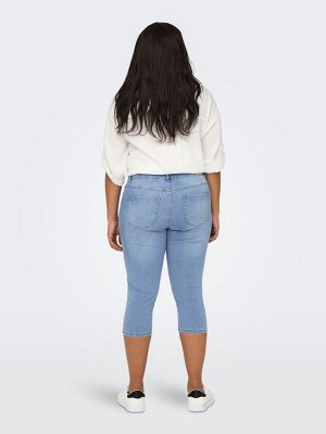 Синие - единственные джинсы-капри Curve Denim