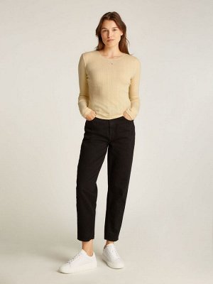 Футболка Tommy Jeans Slim Pointelle из 100% хлопка