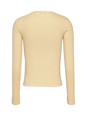 Футболка Tommy Jeans Slim Pointelle из 100% хлопка