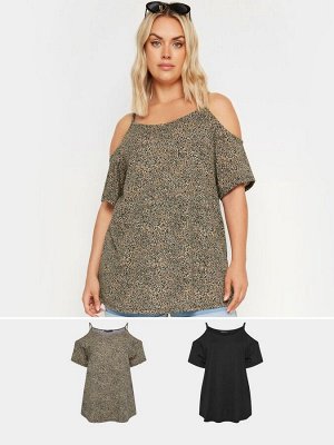 Топы Yours Curve с открытыми плечами, 2 шт.