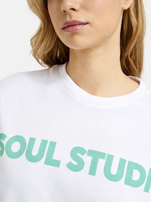 Футболка Smith & Soul большого размера с надписью «SOUL STUDIO», 100% хлопок