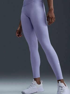 Lilac Ice — леггинсы Nike One с высокой талией и полной длиной