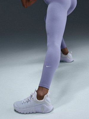 Lilac Ice — леггинсы Nike One с высокой талией и полной длиной