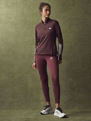 Красный - Леггинсы adidas TECHFIT 7/8 с высокой посадкой